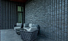 Кирпич клинкерный Muhr 15 Schwarz-bunt Edelglanz гладкий, 290*90*40 мм