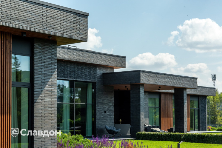 Кирпич клинкерный Muhr 15 Schwarz-bunt Edelglanz гладкий, 290*90*40 мм