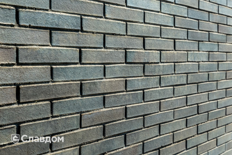 Кирпич клинкерный Muhr 15 Schwarz-bunt Edelglanz гладкий, 290*90*40 мм