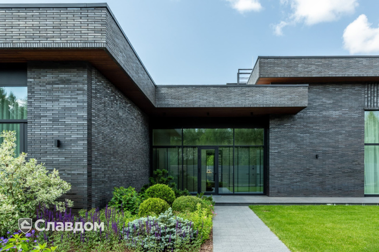 Кирпич клинкерный Muhr 15 Schwarz-bunt Edelglanz гладкий, 290*90*40 мм