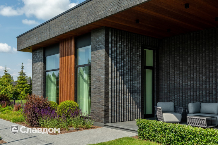 Кирпич клинкерный Muhr 15 Schwarz-bunt Edelglanz гладкий, 290*90*40 мм