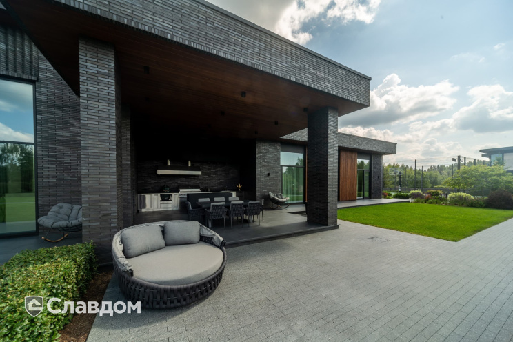 Кирпич клинкерный Muhr 15 Schwarz-bunt Edelglanz гладкий, 290*90*40 мм