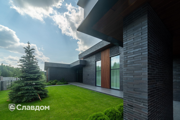 Кирпич клинкерный Muhr 15 Schwarz-bunt Edelglanz гладкий, 290*90*40 мм