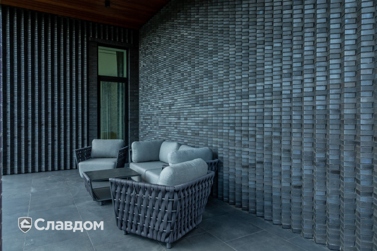 Кирпич клинкерный Muhr 15 Schwarz-bunt Edelglanz гладкий, 290*90*40 мм