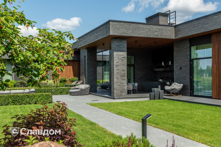 Кирпич клинкерный Muhr 15 Schwarz-bunt Edelglanz гладкий, 290*90*40 мм