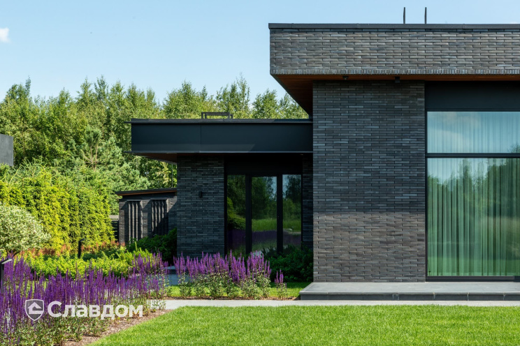 Кирпич клинкерный Muhr 15 Schwarz-bunt Edelglanz гладкий, 290*90*40 мм