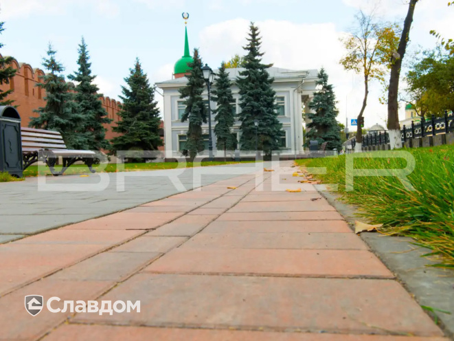 Плитка тротуарная BRAER Старый город Ландхаус серый, толщина 60 мм