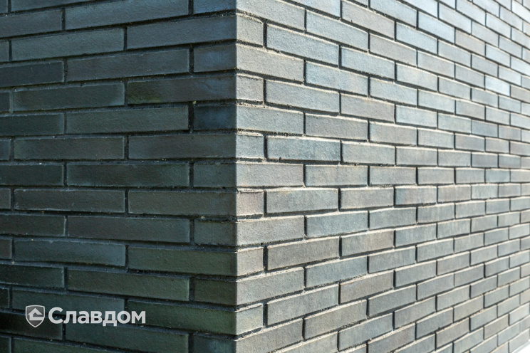 Кирпич клинкерный Muhr 15 Schwarz-bunt Edelglanz гладкий, 290*90*40 мм