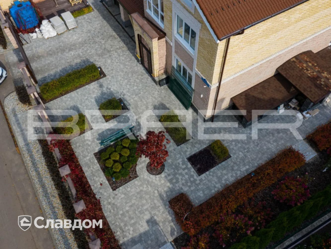 Плитка тротуарная BRAER Старый город Ландхаус Color Mix Туман, толщина 60 мм