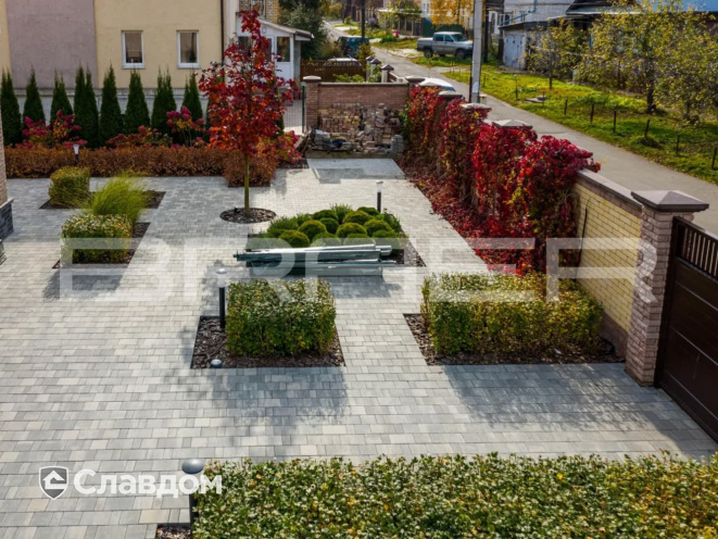 Плитка тротуарная BRAER Старый город Ландхаус Color Mix Туман, толщина 60 мм
