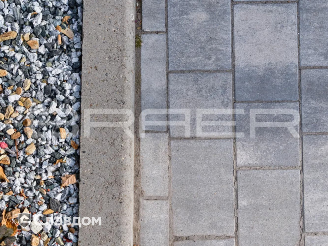 Плитка тротуарная BRAER Старый город Ландхаус Color Mix Туман, толщина 60 мм