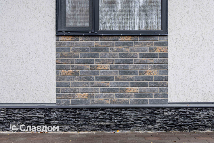 Клинкерная плитка под кирпич BestPoint Exclusive Metal Dark 245*65*8,5 мм