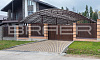 Плитка тротуарная BRAER Классико круговая серый, 73*110*115*60 мм