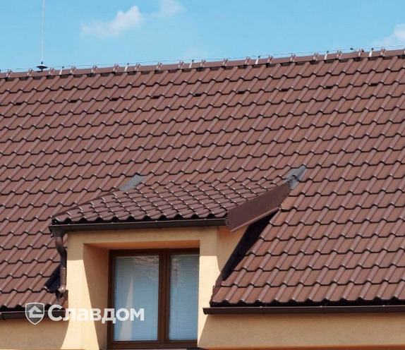Керамическая черепица рядовая TONDACH Samba 11 (Sensaton 11), Brown engobe