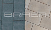 Плитка тротуарная BRAER Триада Color Mix Плато, толщина 60 мм