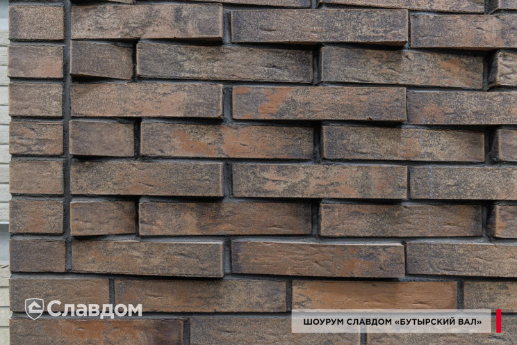 Клинкерный кирпич пустотелый Plinfa Iron 2302, 270*85*50 мм