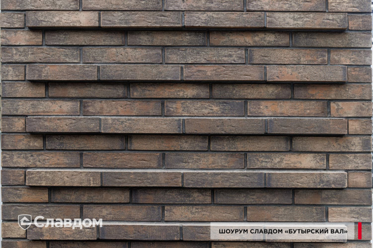 Клинкерный кирпич пустотелый Plinfa Iron 2302, 270*85*50 мм