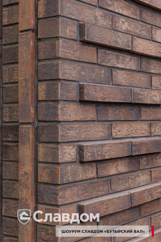 Клинкерный кирпич пустотелый Plinfa Iron 2302, 270*85*50 мм
