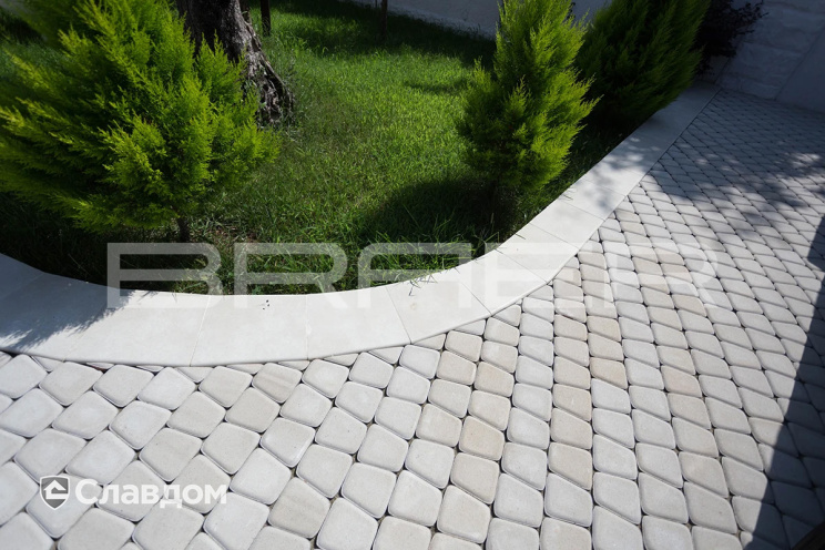 Плитка тротуарная BRAER Классико круговая Color Mix Мальва, 73*110*115*60 мм