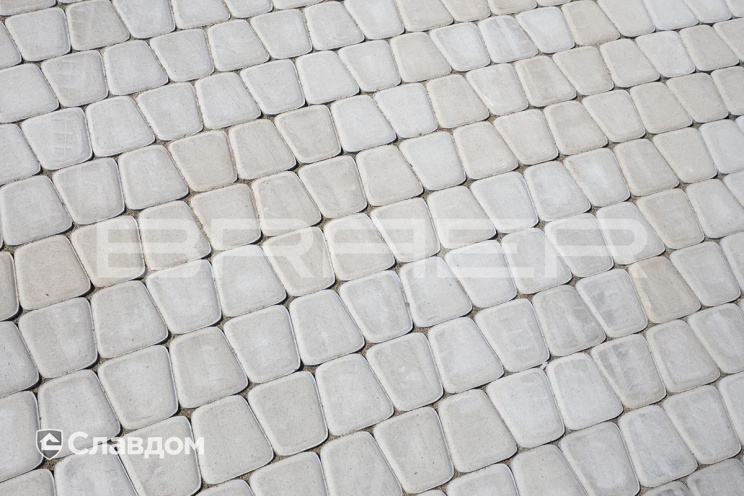 Плитка тротуарная BRAER Классико круговая Color Mix Мальва, 73*110*115*60 мм