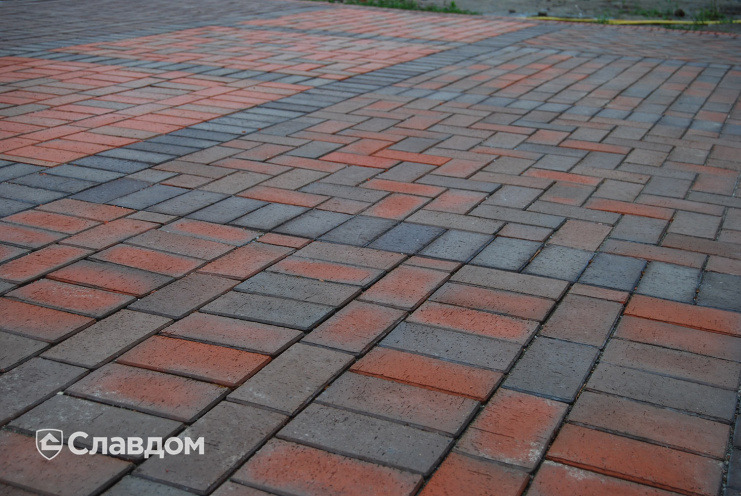 Тротуарная клинкерная брусчатка Керамейя БрукКерам Магма Диабаз, 200*100*45 мм
