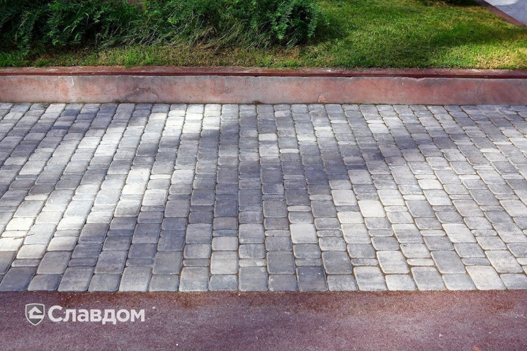 Клинкерная брусчатка мозаичная (8 частей) ABC Herbstlaub-geflammt, 240*118/60*60*52 мм