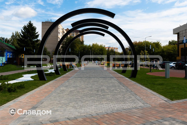 Плитка тротуарная BRAER Старый город Ландхаус Color Mix Туман, толщина 60 мм