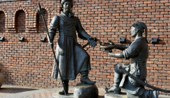 Богатяновский источник (Богатый колодезь) в Ростове-на-Дону с применением кирпича Богандинский КЗ Монс-Роял