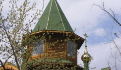Церковь с применением мягкой кровли TEGOLA Антик Зеленый