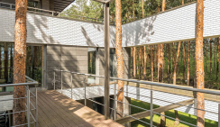 Здание с облицовкой фасадной клинкерной плиткой King Klinker Dream House 29 Just White